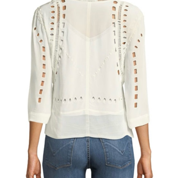 IRO Polita eyelet top - Picture 2 of 5